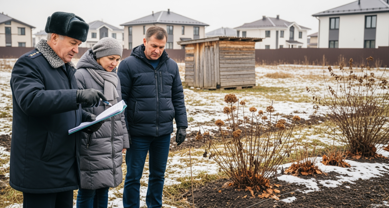 Сосед годами издевался над видом моего участка, пока не выяснилось что его дом стоит на моей земле