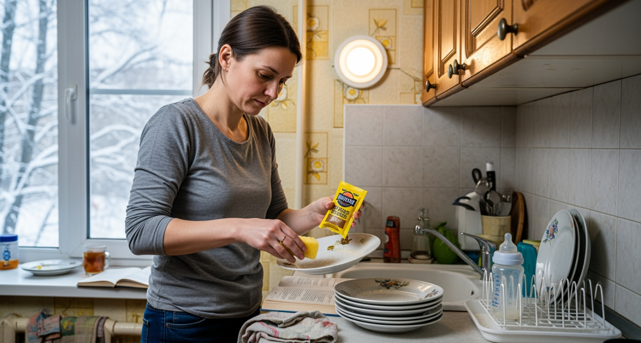 Простой трюк с обычной посудой превращает любую кухню в образец чистоты за считанные минуты