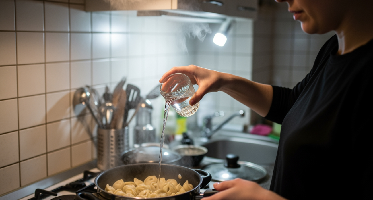 Один стакан холодной воды превращает обычные пельмени в блюдо уровня дорогого ресторана