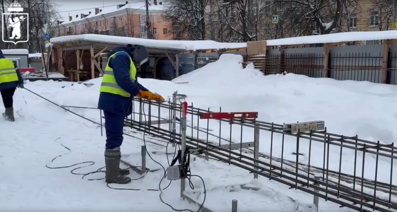 В Ярославле продолжается реконструкция бассейна «Лазурный» — завершён демонтаж и идёт бетонирование