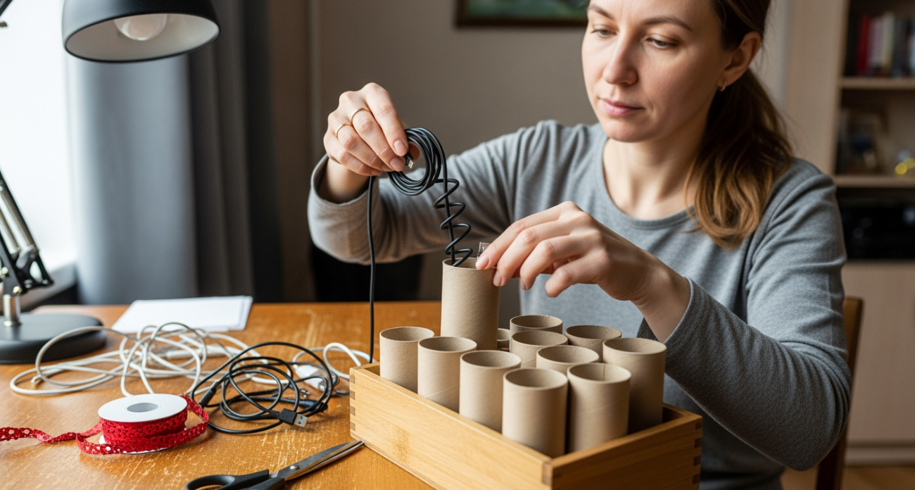 Обычные втулки превращаются в идеальные органайзеры которые работают лучше магазинных за копейки