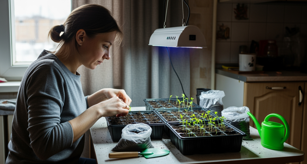 Пока соседи только планируют посадки, я уже собираю первый урожай благодаря мартовской рассаде