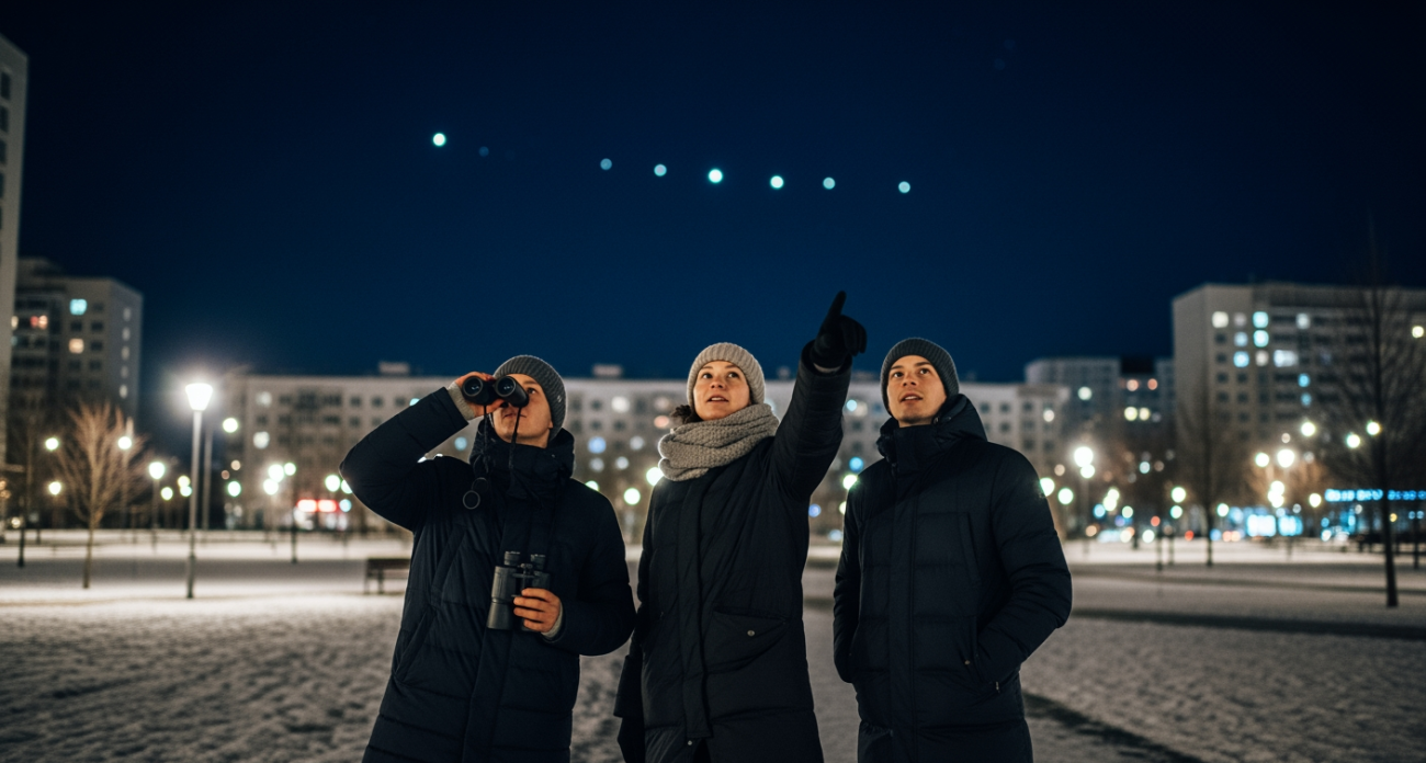 Шесть планет выстроятся в линию над Ярославлем этой ночью