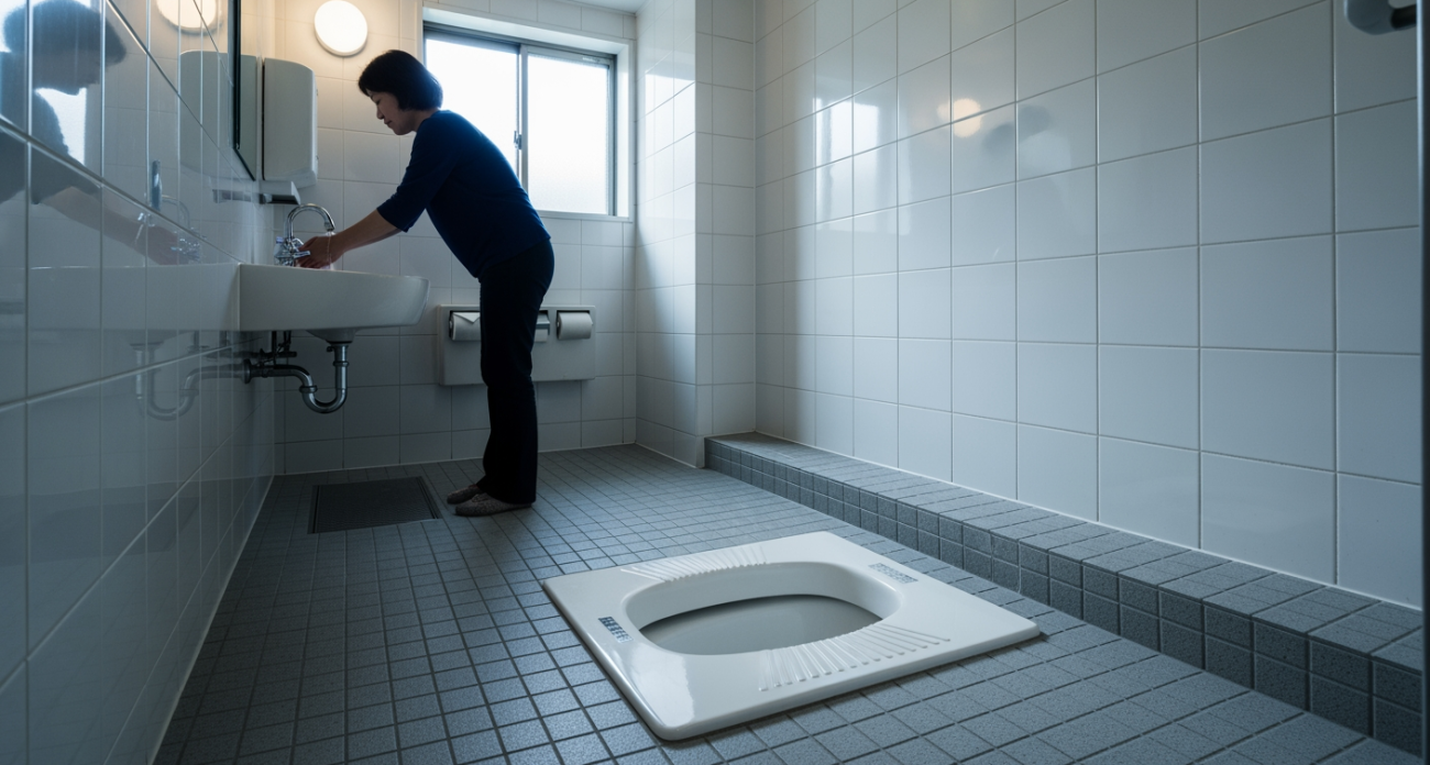 Японская привычка сидеть на унитазе наоборот кажется дикой, но врачи объясняют её пользу