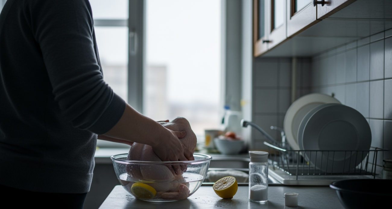 Простой трюк с солью и содой превращает магазинную курицу в домашнюю за несколько минут