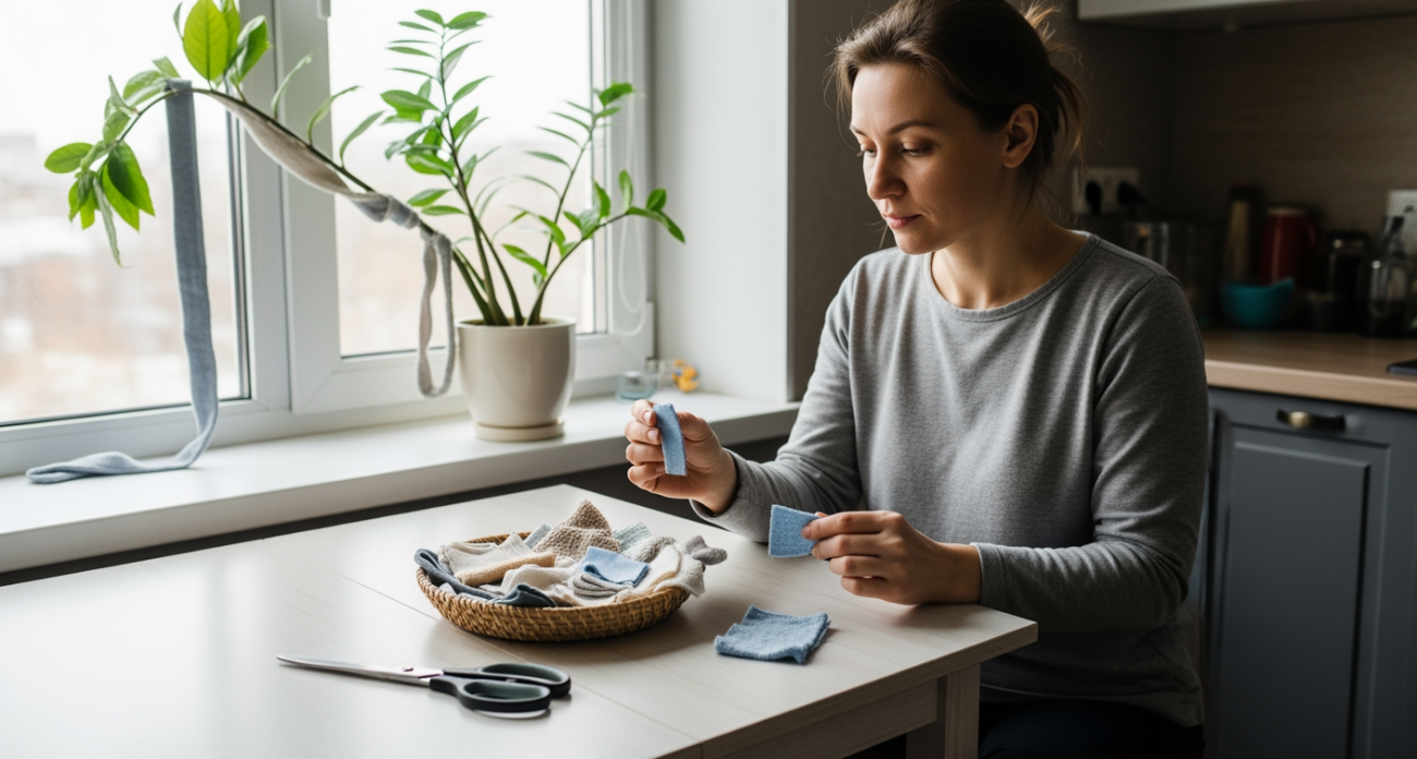 Тканевые обрезки превращаются в домашних помощников: проверенные способы использования вместо покупки новых вещей