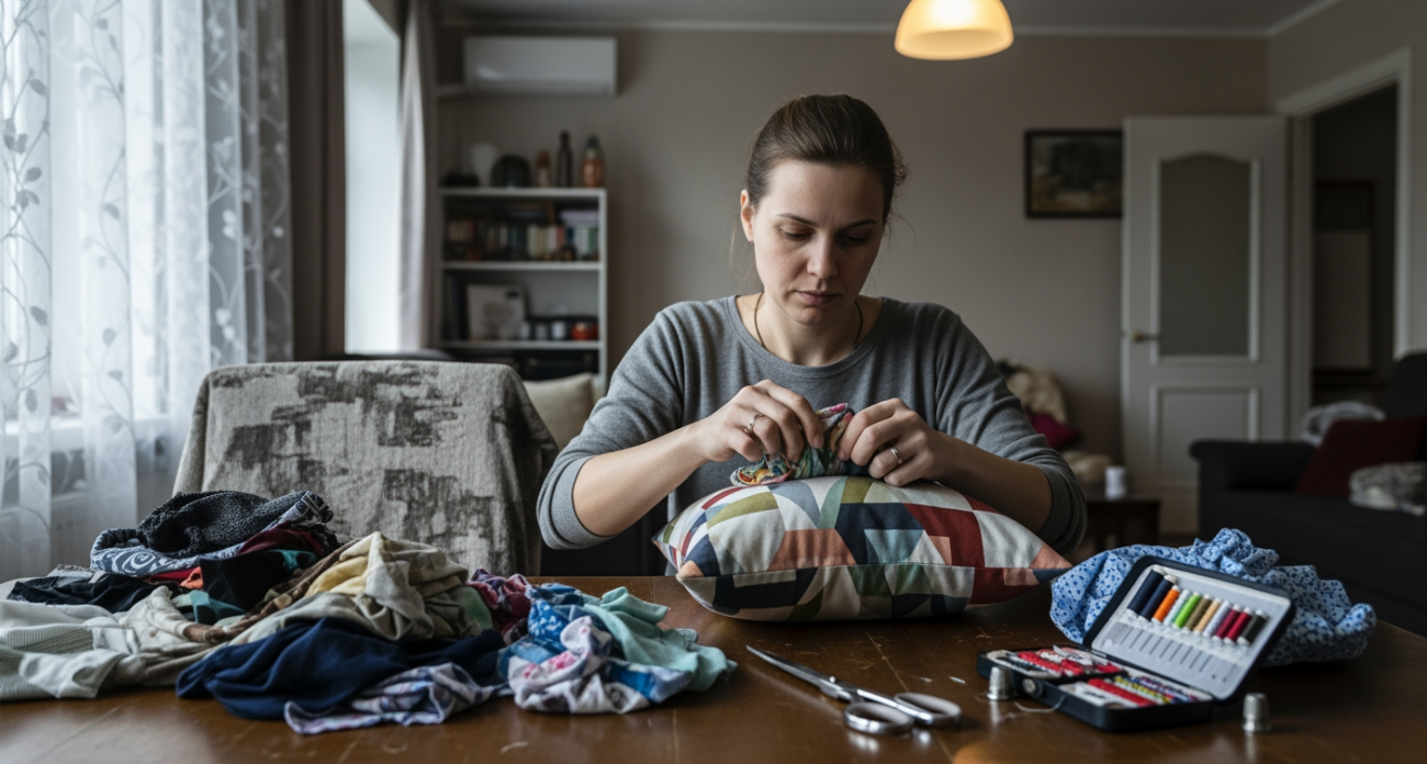Старые тряпки превращаются в дизайнерские вещи: простые трюки для создания уютного дома