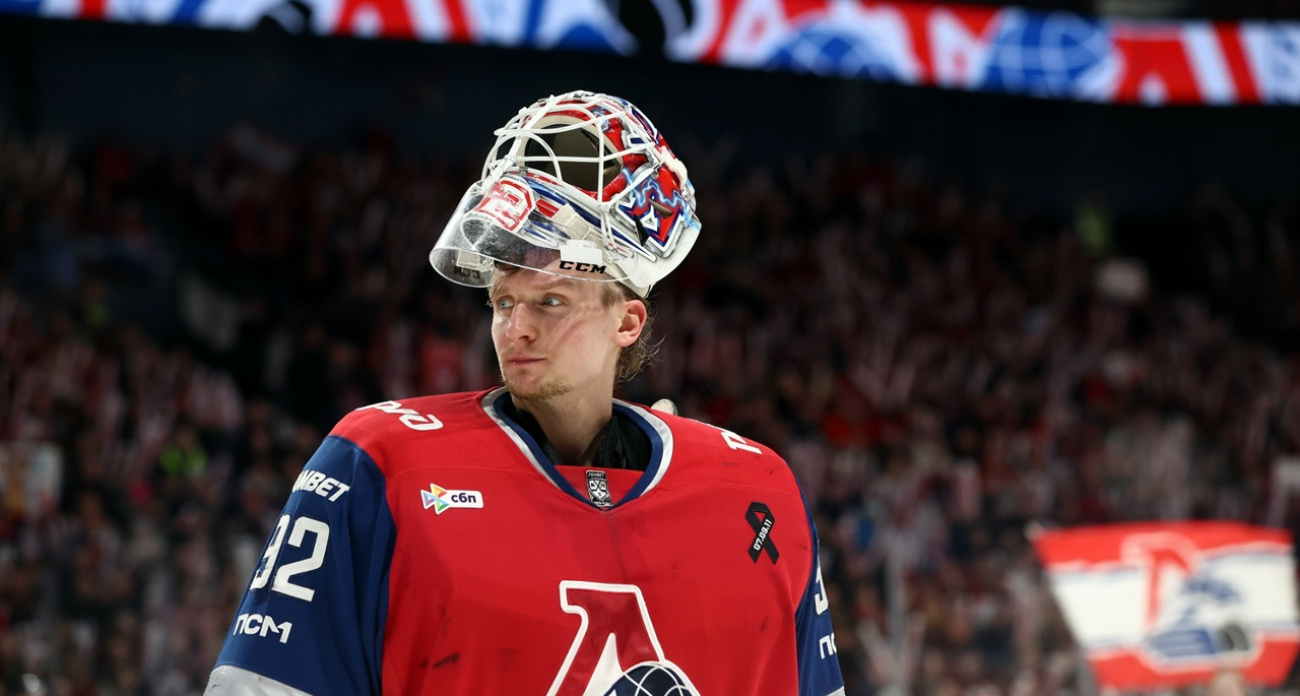 Голкипер «Локомотива» признан лучшим вратарём КХЛ в феврале 