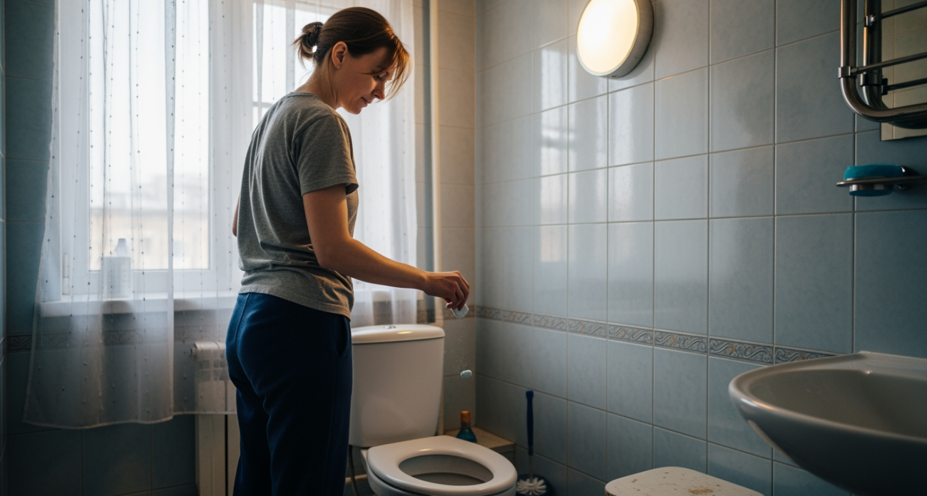 Одна таблетка в сливной бачок и забудьте про чистящие средства на полгода вперед