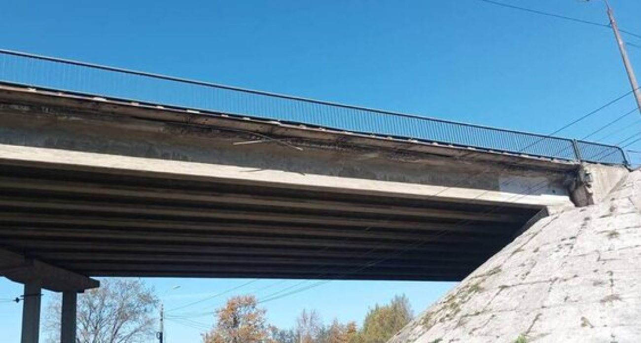 Путепровод с протечками и сколами дали 18 месяцев на ремонт