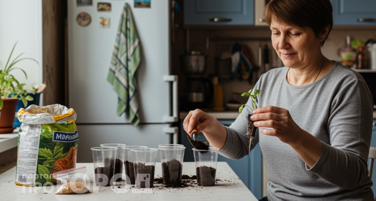 Опытные огородники кладут это на дно стаканчика с рассадой – рост сумасшедший