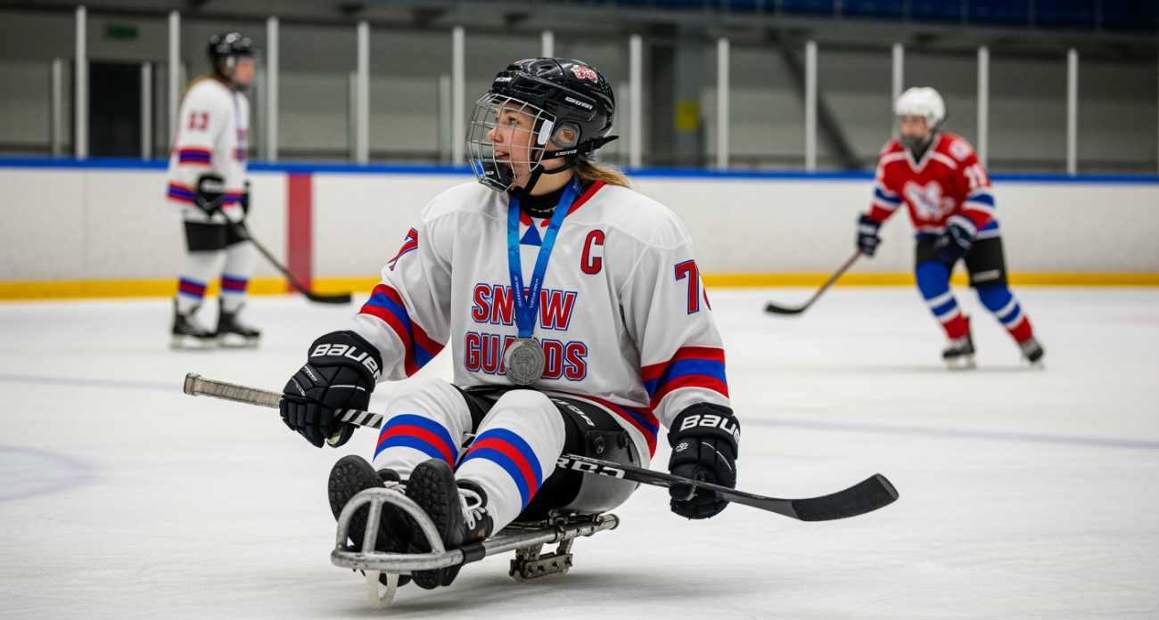 Ярославна София Степанова взяла серебро на первом женском чемпионате по следж-хоккею