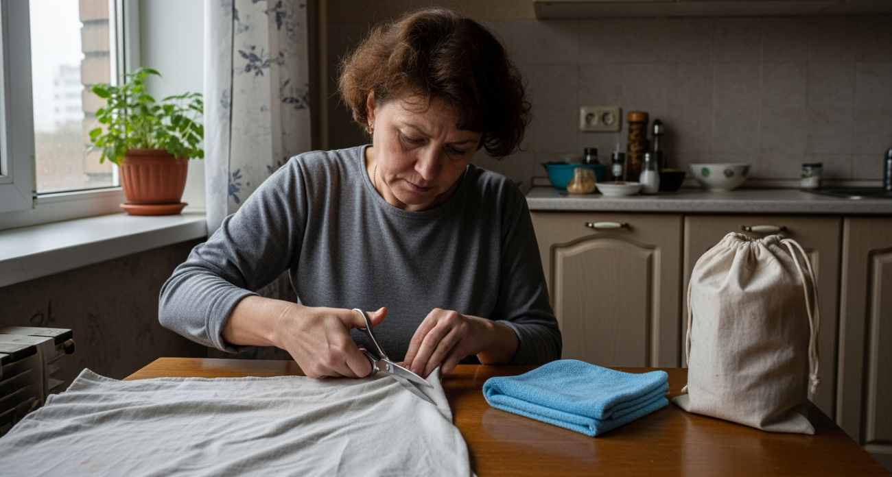 Старые простыни лежат без дела — а ведь из них можно сделать 5 крутых штук для быта