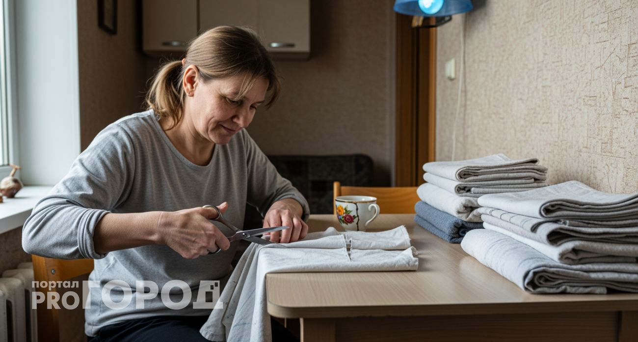 Не выбрасывайте старые простыни — превратите их в незаменимые вещи для быта за полчаса