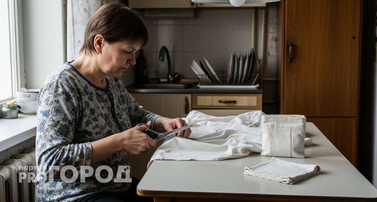 Старые простыни и пододеяльники превращаются в нужные домашние помощники за 15 минут