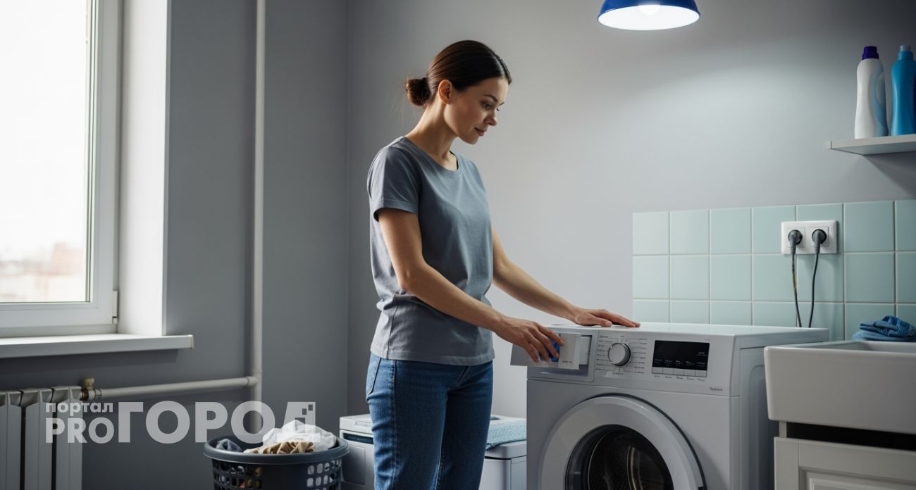 Забытая кнопка на стиральной машине растворяет даже самые въевшиеся пятна без замачивания