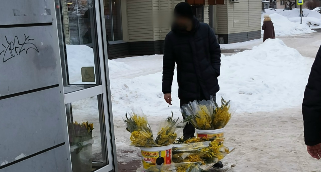 Сколько стоят цветы к 8 Марта в Ярославле: улица, магазины, доставка