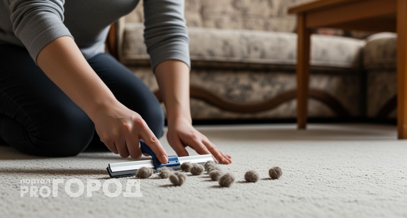 Забытый способ с предметом из каждого дома делает любой ковер безупречно чистым за пару минут