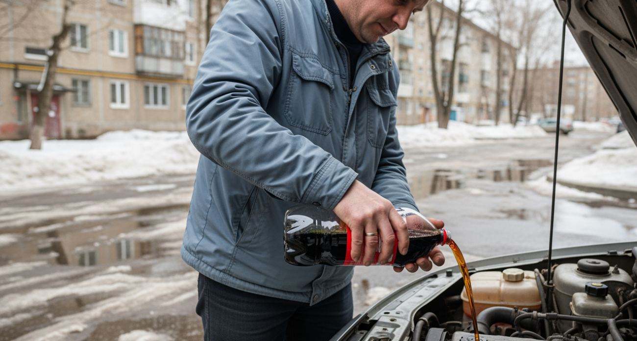 Можно ли заливать газировку в бачок омывателя и систему охлаждения: гениальная народная хитрость или чушь — механик раскрыл правду
