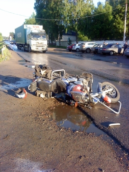 В Ярославской области пешеход попал под колеса "Ямахи"