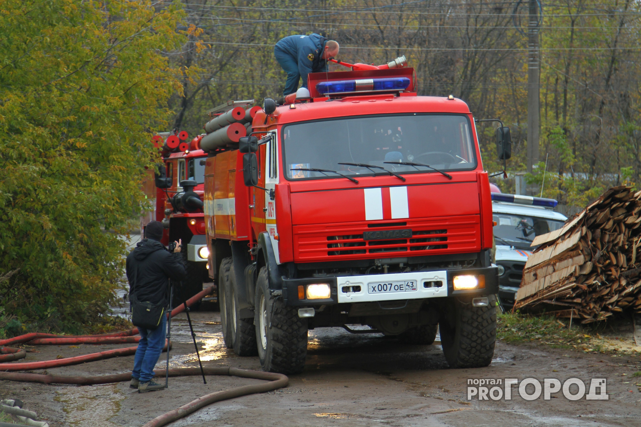 В Ярославле загорелось овощехранилище