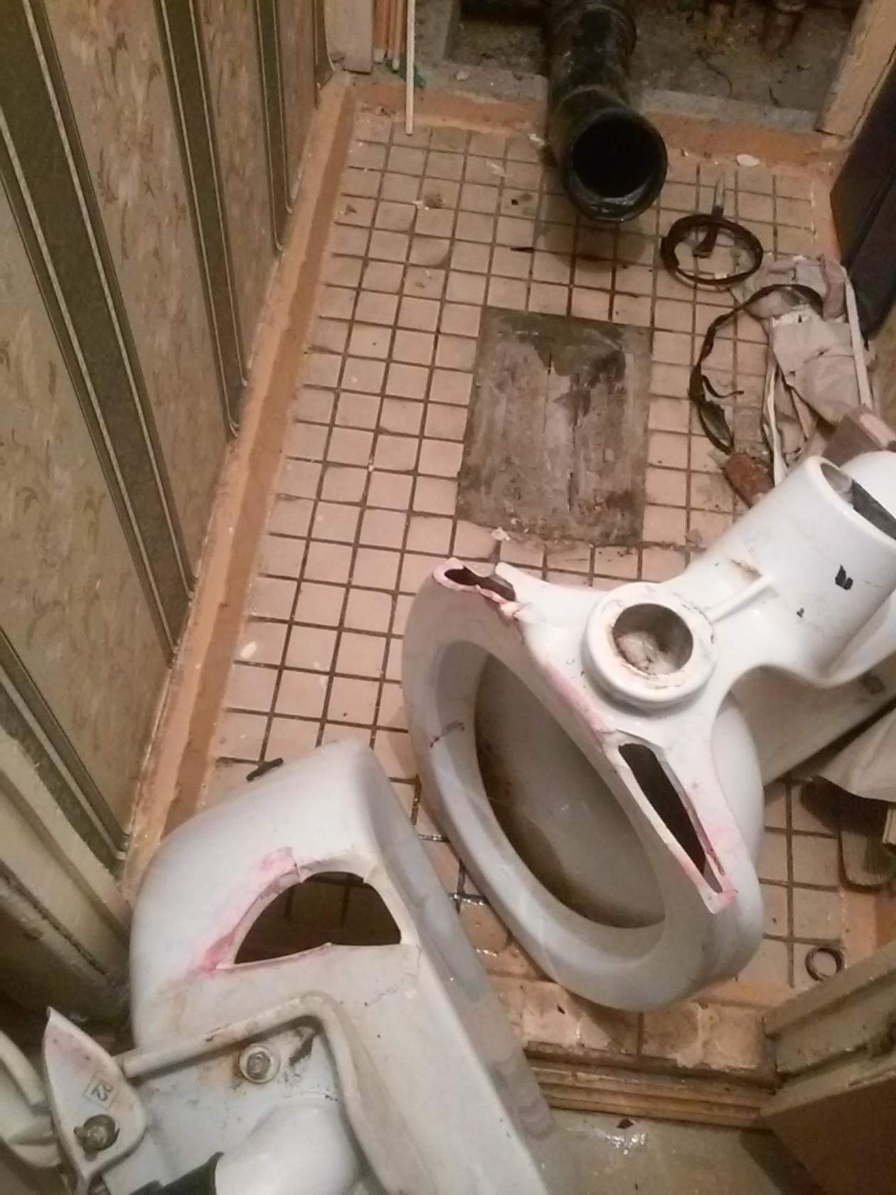 В Ярославле женщина разбила туалет, чтобы не затопить соседей