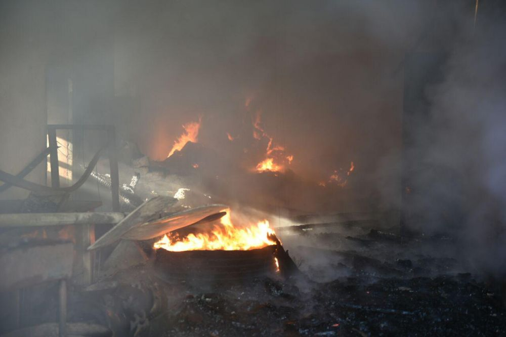 Пожар под Ярославлем оставил семью без крова и главы семейства