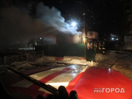 В Ярославле горел строительный вагончик