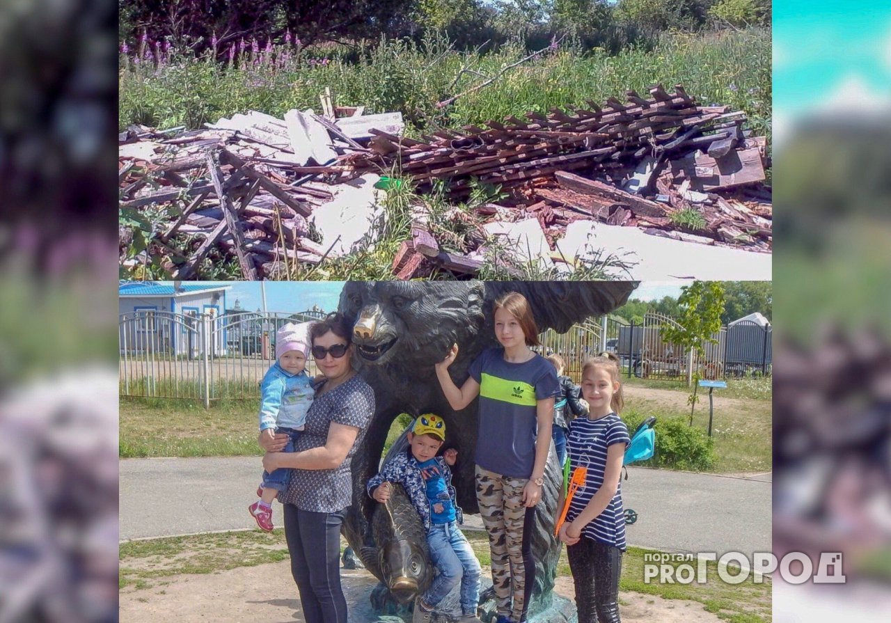 Скандал под Ярославлем: многодетной семье выделили участок на свалке