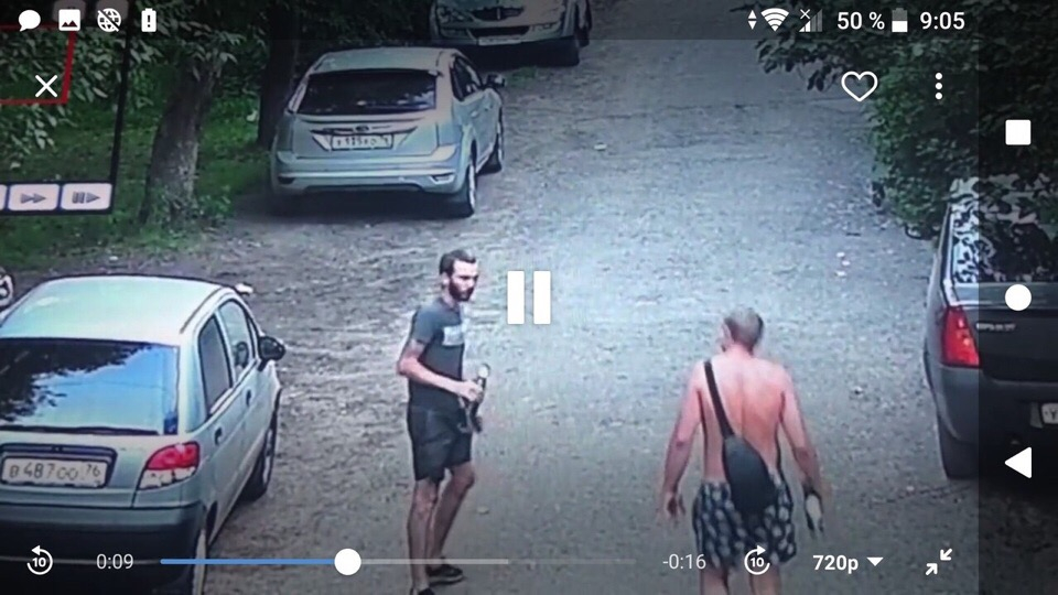 В Ярославле ищут мужчин, которые разбили лобовое стекло машины ради забавы: фото