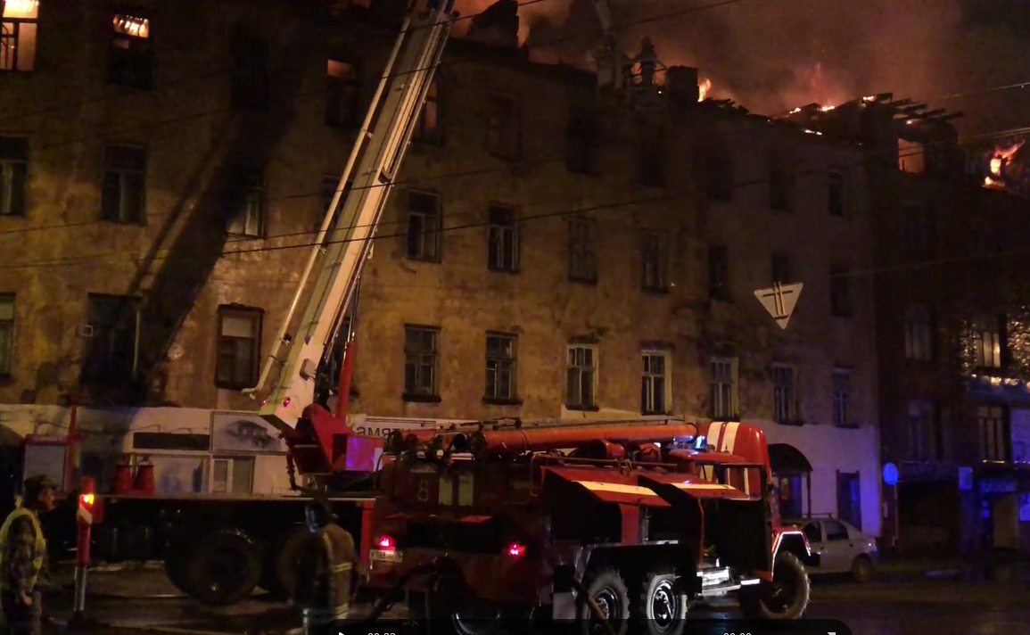 В Ярославле в страшном пожаре заживо сгорел мужчина
