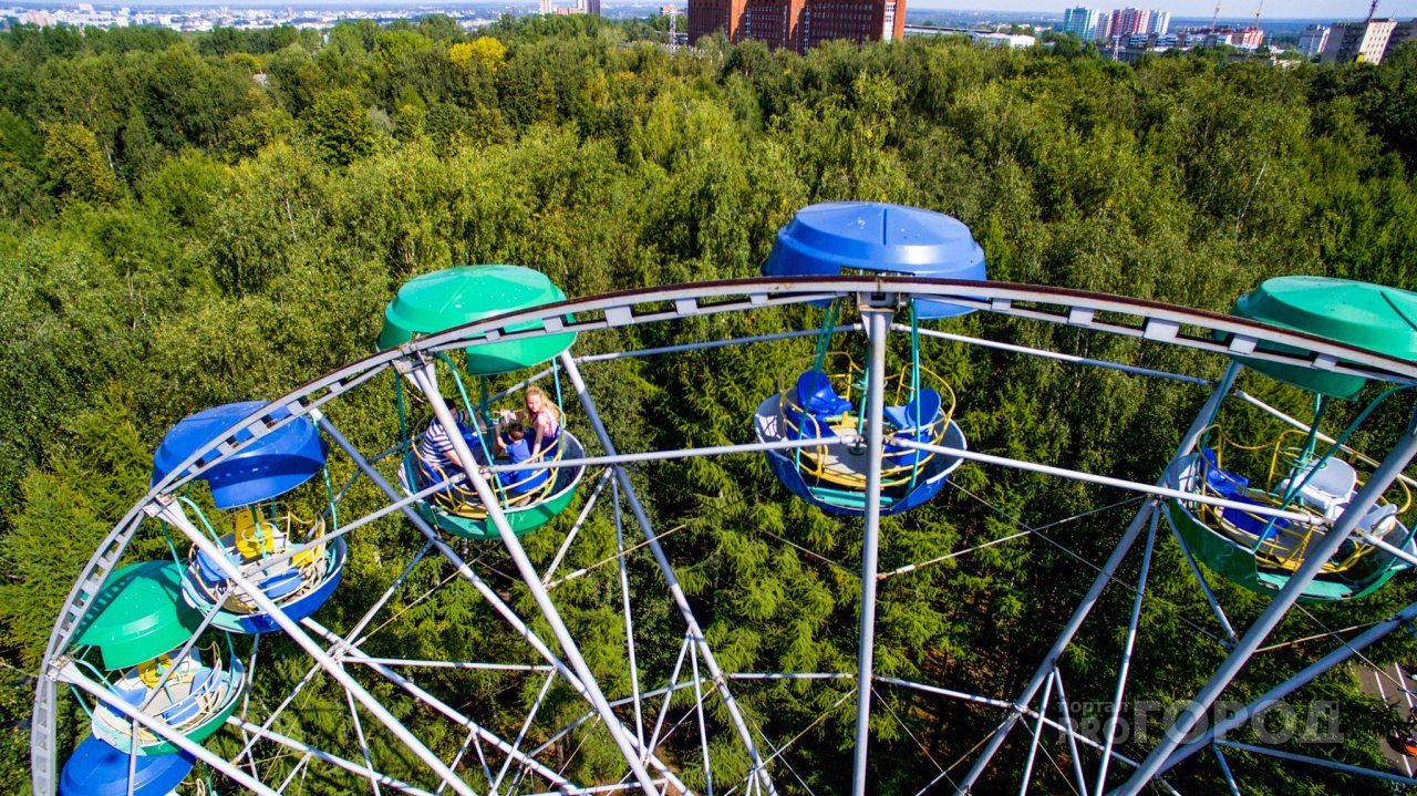 В Ярославле открыли обновленный парк, отремонтированный за 20 миллионов: фото и видео с дрона