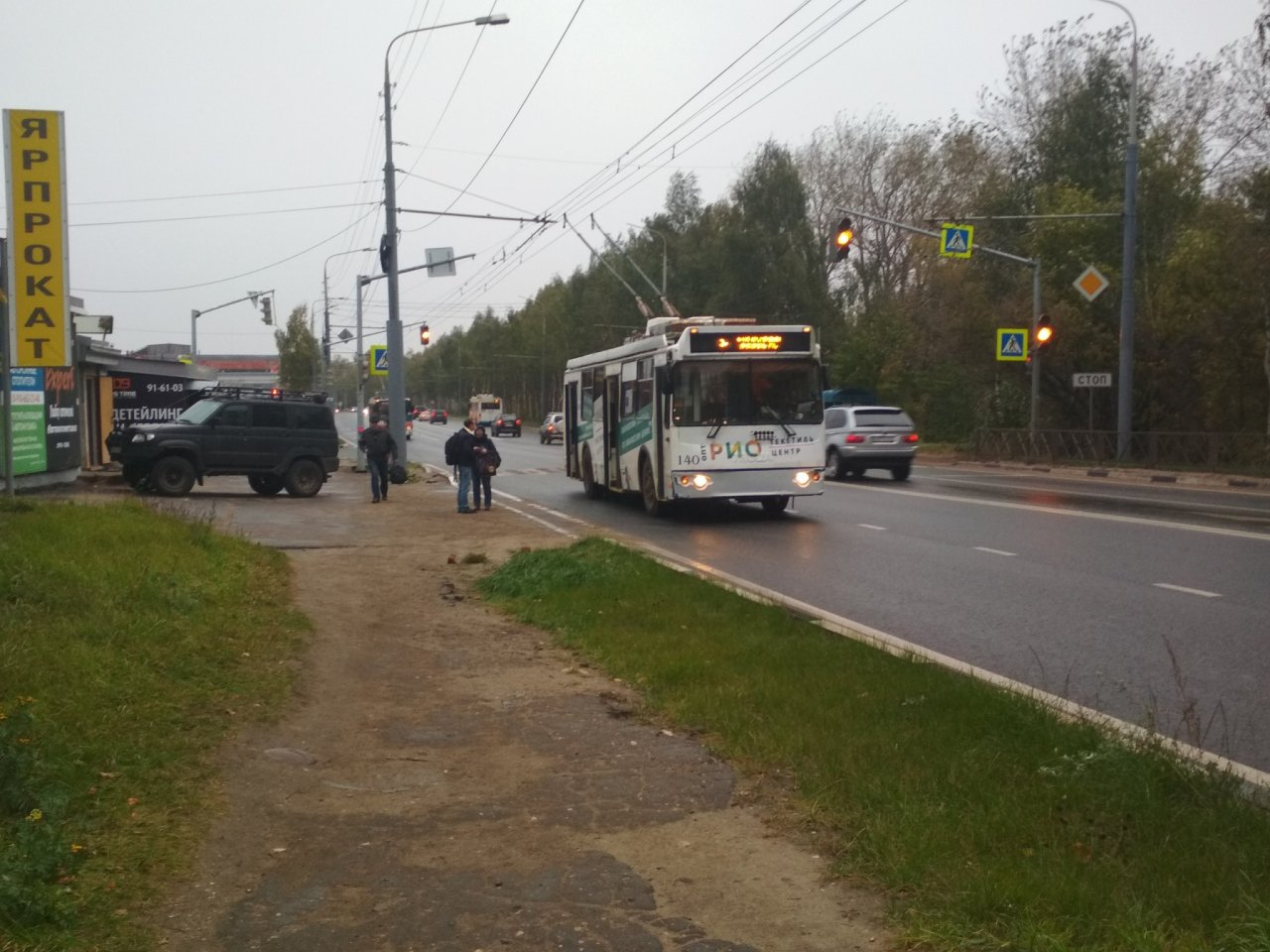 Ярославец чудом выжил при столкновении с троллейбусом