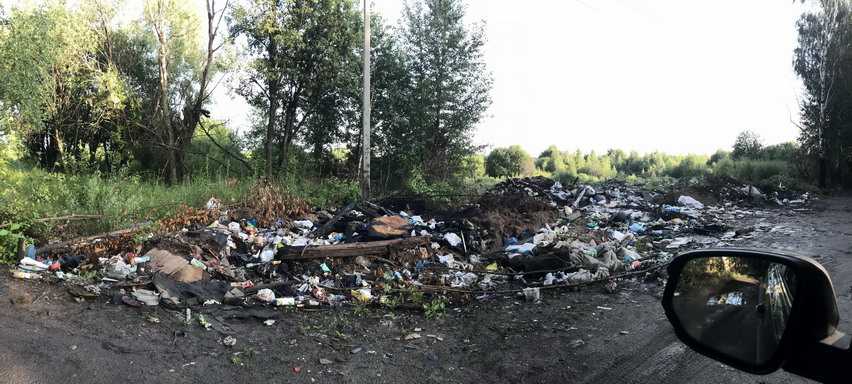 Вонь на все Брагино: чиновники сами уберут мусор