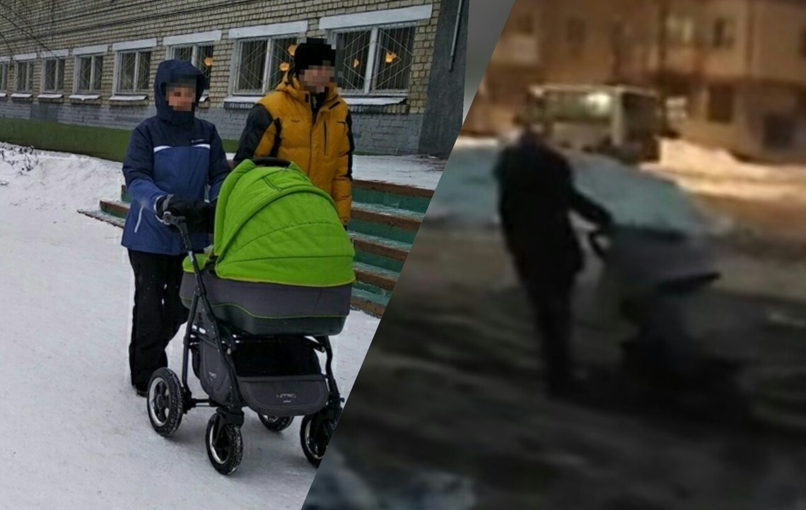 "Рожать должны выносливые": почему мамы выталкивают коляски на дороги Ярославля. Видео