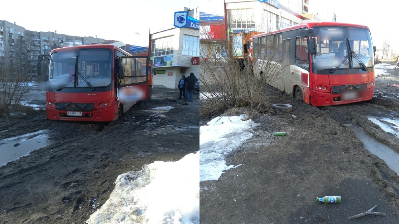 Спасение обернулось аварией: в Ярославле маршрутка 