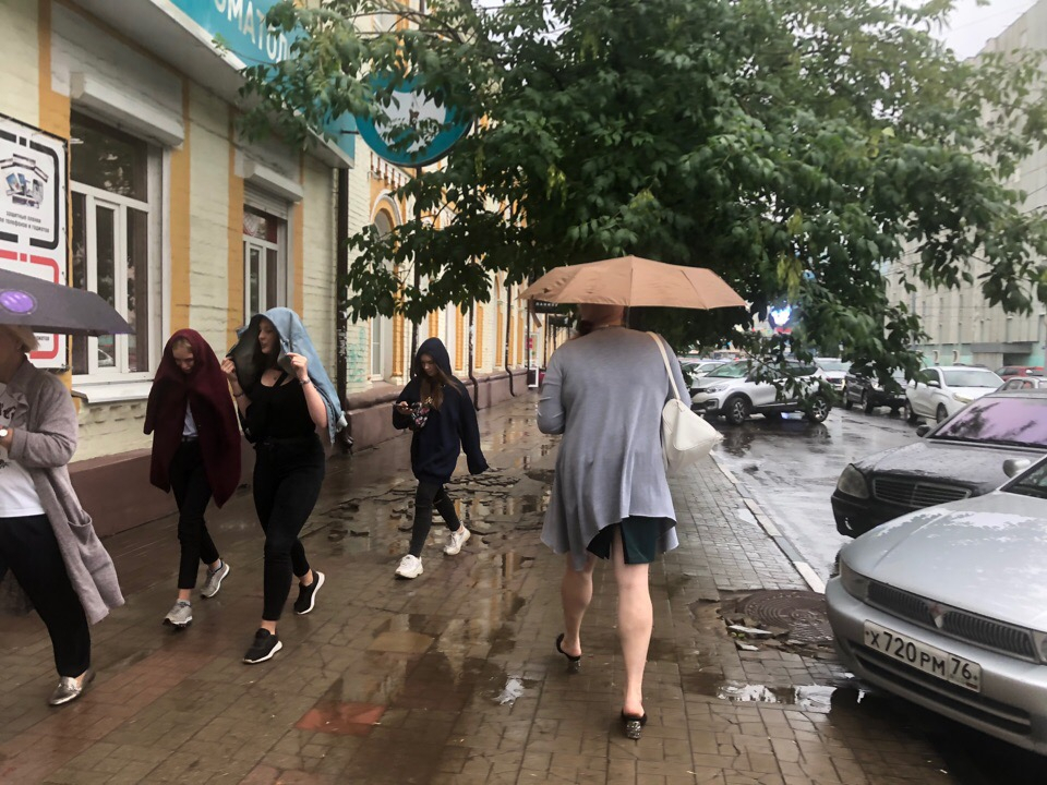 Зонт станет угрозой для жизни: "желтый" уровень опасности объявлен в Ярославле
