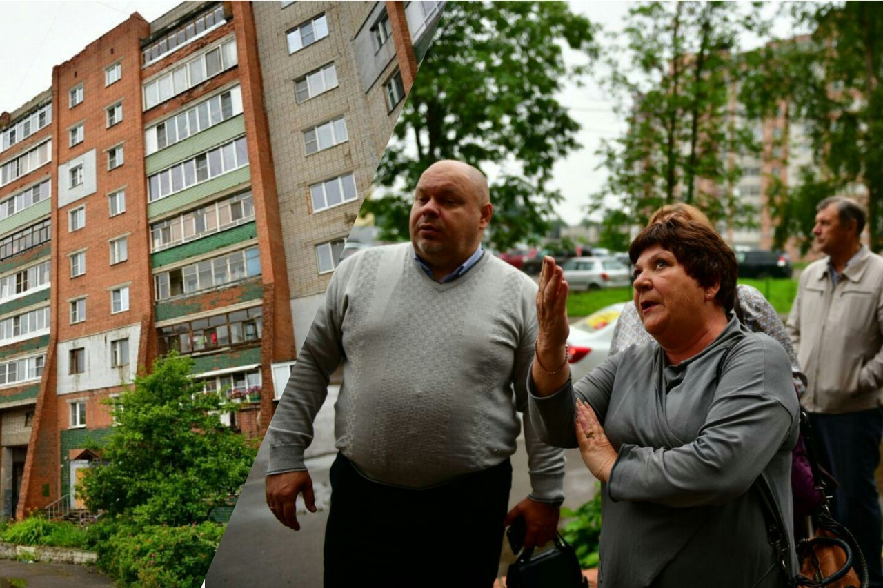Рядом детская больница: в Ярославле рушится стена жилого дома