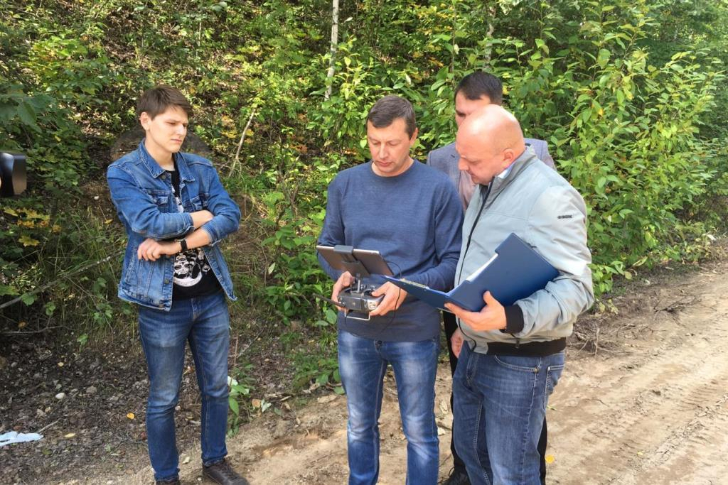 В Ярославской области с квадрокоптера проверили правила добычи полезных ископаемых