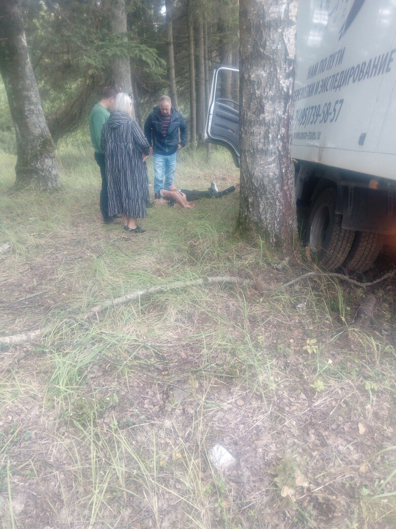 "Началась эпилепсия": в Ярославской области грузовик врезался в дерево