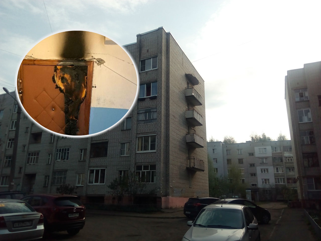 "Они плевали мне на дверь": вандалы подожгли квартиру ярославцев