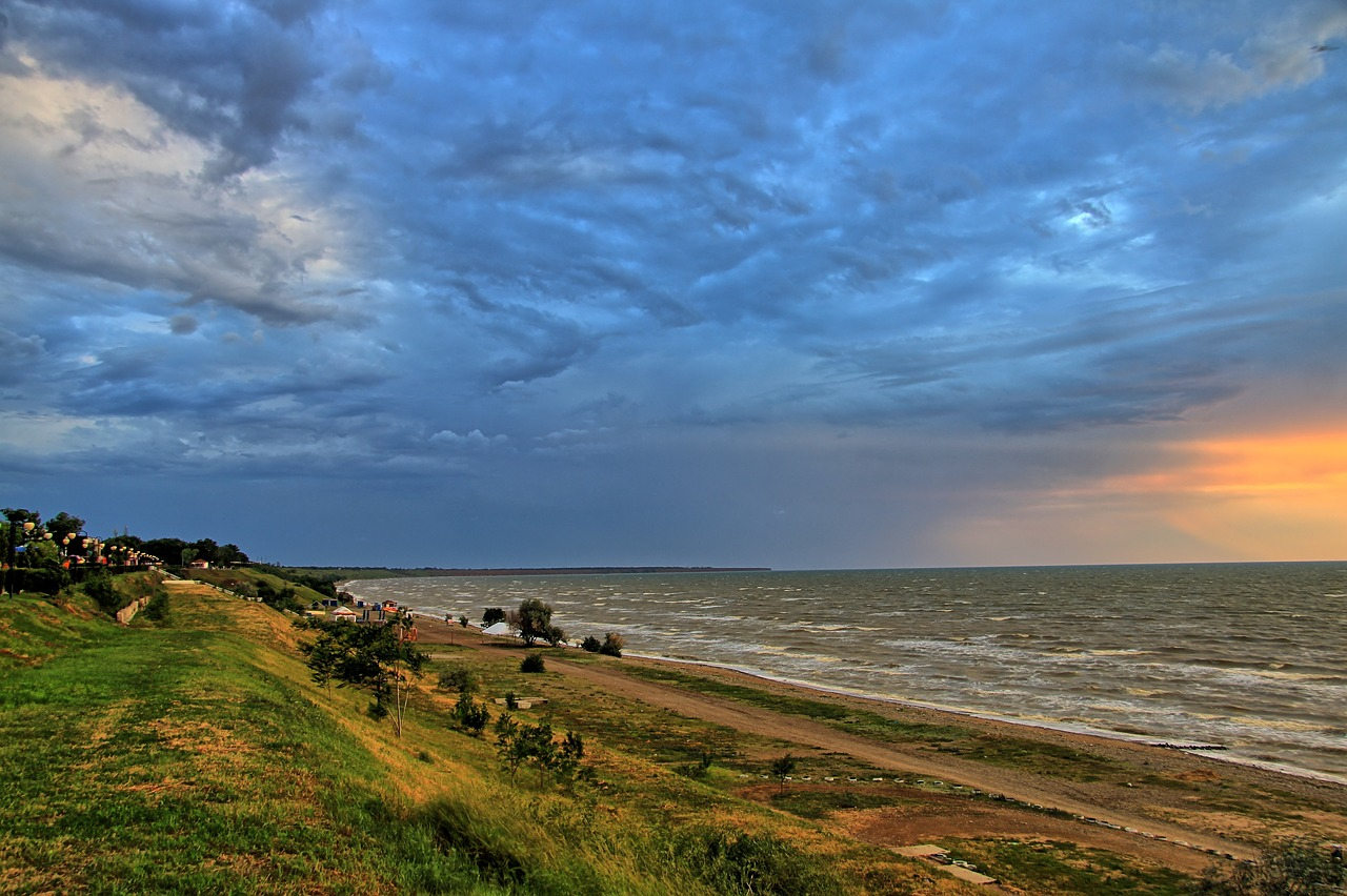 Мариуполь берег Азовского моря