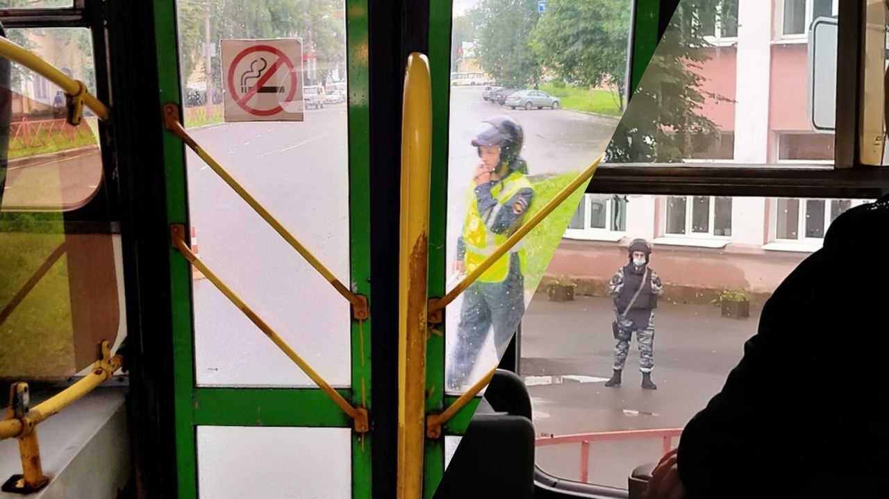ОМОН разворачивает автобусы у школы: что случилось в Ярославле