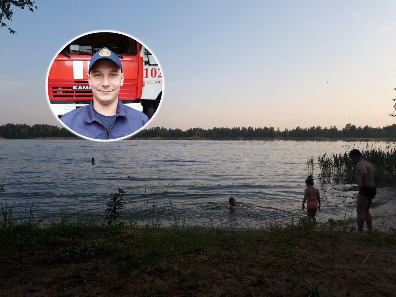 Легкие стали наполняться водой: пожарный спас мужчину в Ярославле