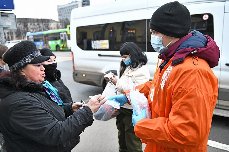 Раздача бесплатных масок в Ярославле: где искать волонтеров
