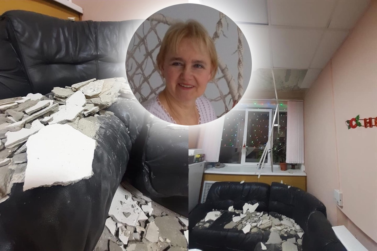 «У мамы истерика»: в детской больнице Ярославля рухнул потолок