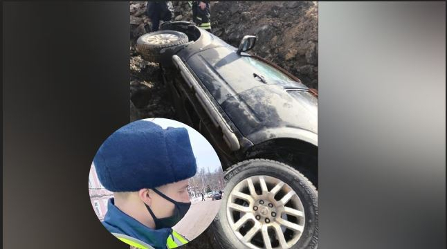 Бросало по всей машине: под Ярославлем водитель провалился в яму размером с авто