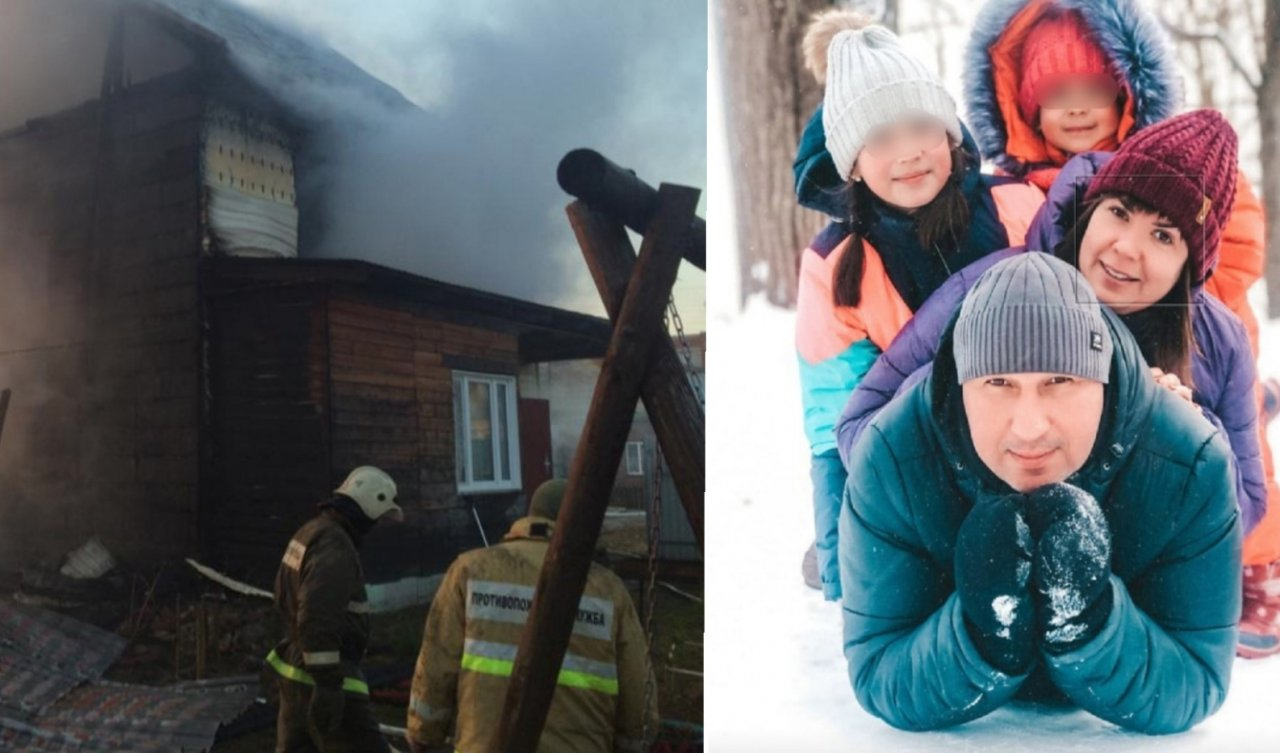 "Мы с детьми выскочили в одних трусах": ярославцы в страшном пожаре потеряли дом
