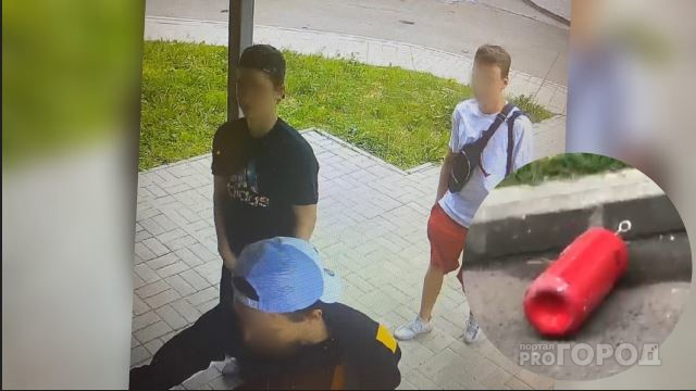 "Рядом дети": в Ярославле подростки с высоты 18 этажа сбросили огнетушитель. Видео