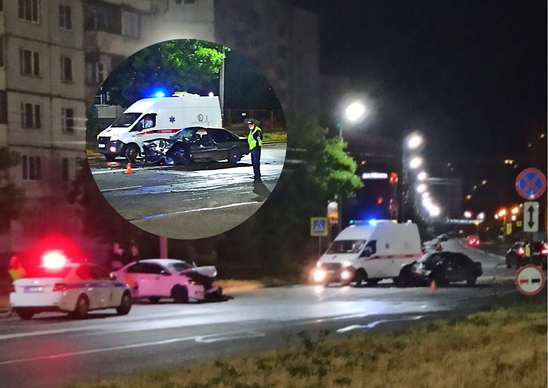 Прохожие пытались помочь: в Брагино в ДТП с такси пострадали три человека. Видео